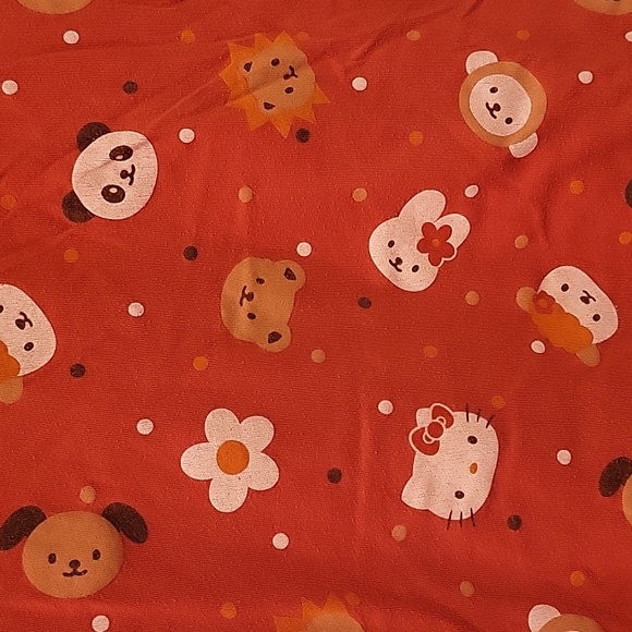 Hello Kitty Sanrio Red Scoop Neck Hello Kitty & Friends Polka Dot T-Shirt - Picture 2 of 4